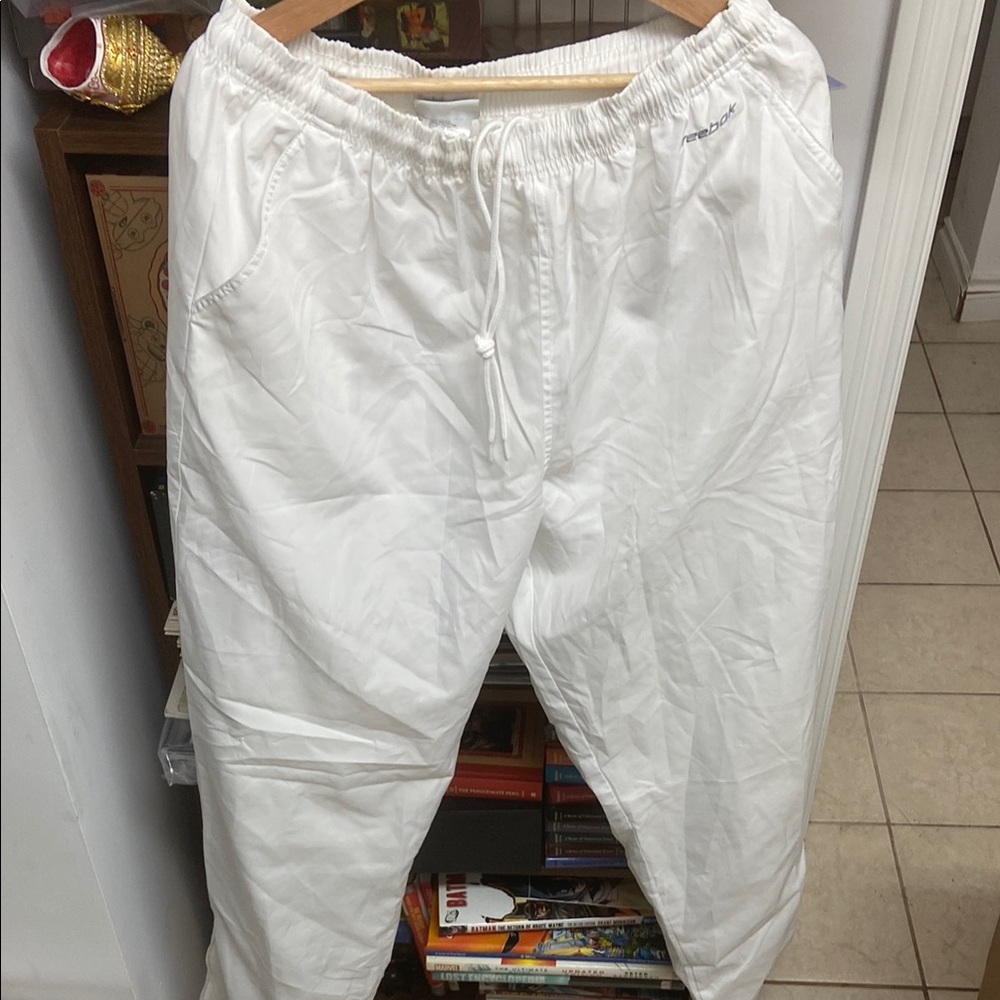 Vintage Reebok White Men's Joggers